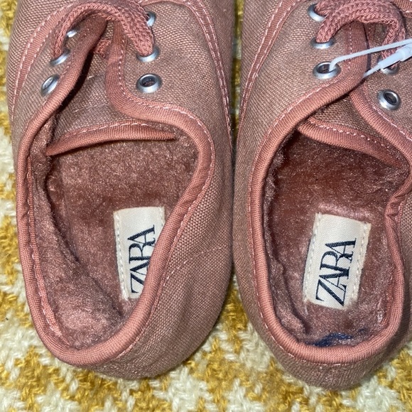 ZARA Join Life Shoes with Faux Sherpa Fur 9.5 EU 26 - Picture 7 of 12